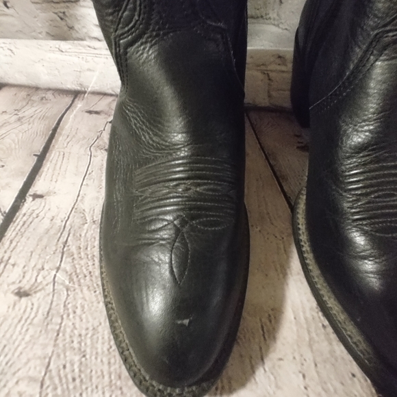 Ariat Men's Deputy Leather Black Western Boots 10.5 - Picture 3 of 16